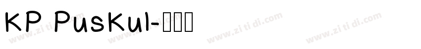 KP PusKul字体转换